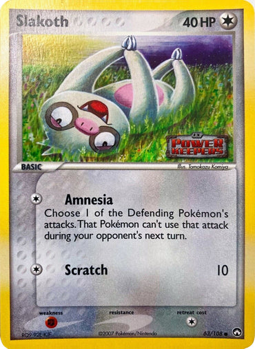 Slakoth (63/108) (Stamped) [EX: Power Keepers] 