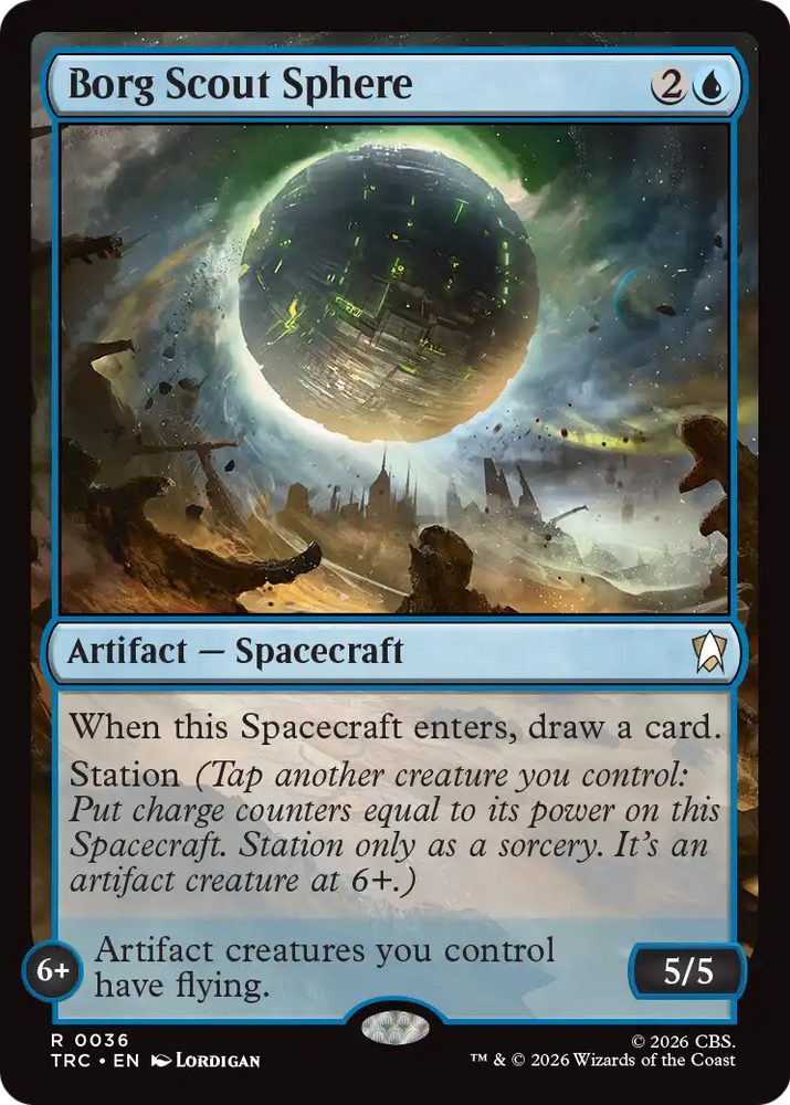 Borg Scout Sphere (Surge Foil) [Star Trek Commander]