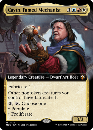 Cayth, Famed Mechanist (Extended Art) [Modern Horizons 3 Commander] 