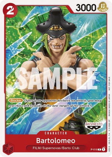 Bartolomeo (One Piece Film Red) [One Piece Promotion Cards] 