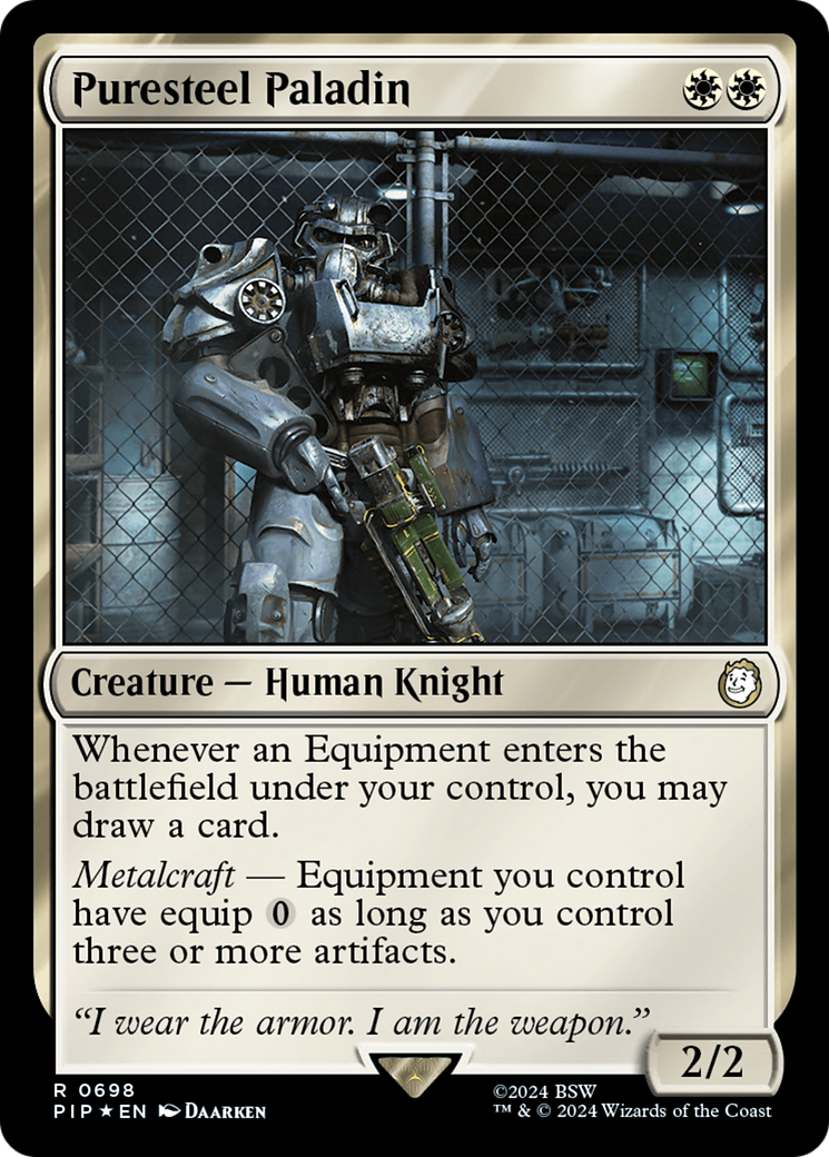 Puresteel Paladin (Surge Foil) [Fallout] 