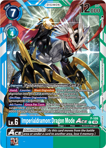 Imperialdramon: Dragon Mode Ace [P-109 ] (NYCC 2023 Demo Deck) [Promotional Cards]