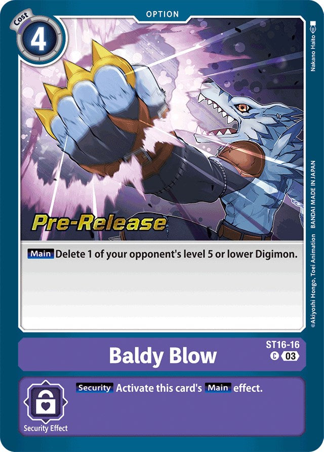Baldy Blow [ST16-16] [Starter Deck: Wolf of Friendship Pre-Release Cards] 