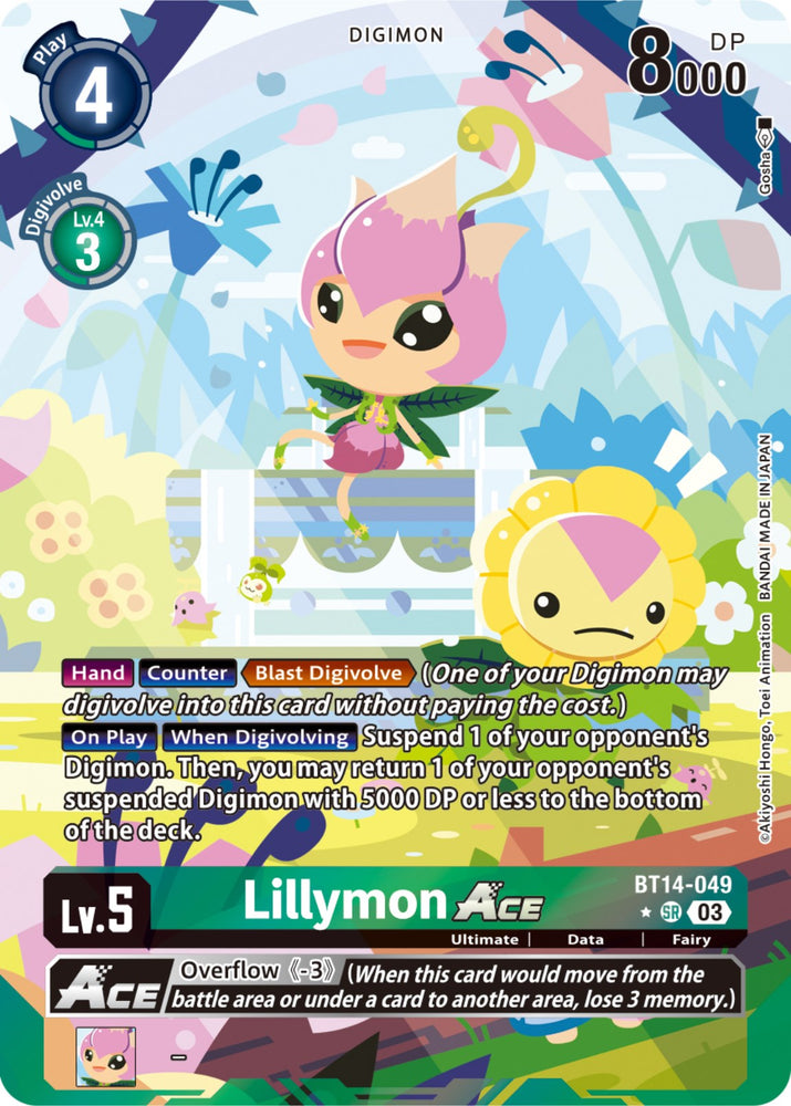 Lillymon Ace [BT14-049] (English Exclusive Alternate Art) [Blast Ace] 