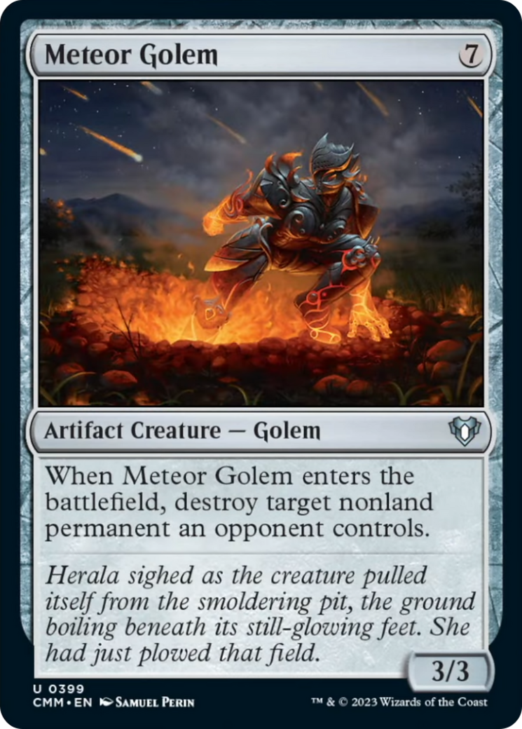 Meteor Golem [Commander Masters] 