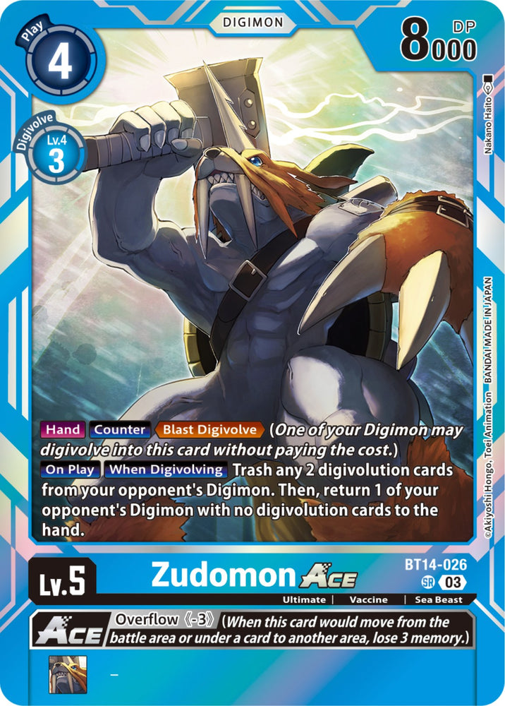 Zudomon Ace [BT14-026] [Blast Ace] 