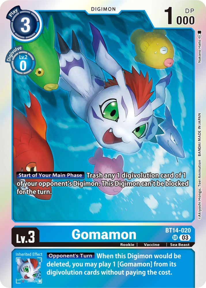 Gomamon [BT14-020] [Blast Ace] 