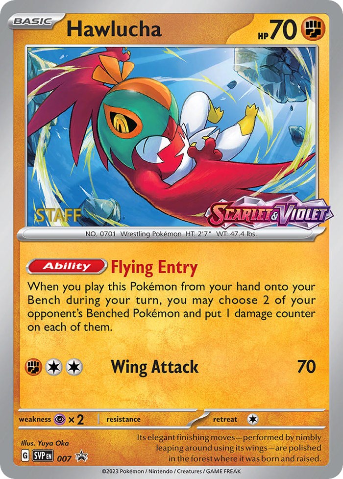 Hawlucha (007) [Staff] [Scarlet &amp; Violet: 151] 
