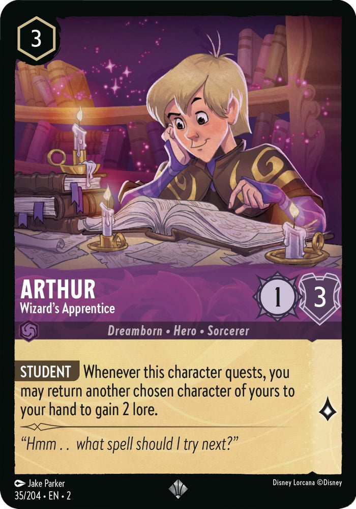 Arthur - Wizard's Apprentice (35/204) [Rise of the Floodborn] 