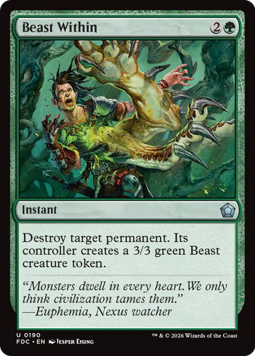 Beast Within [Foundations Commander]