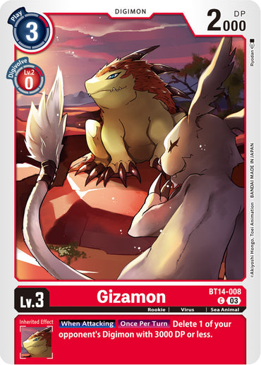 Gizamon [BT14-008] [Blast Ace] 
