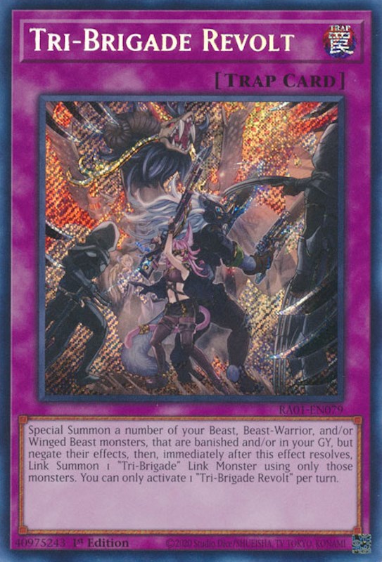 Tri-Brigade Revolt [RA01-EN079] Secret Rare 