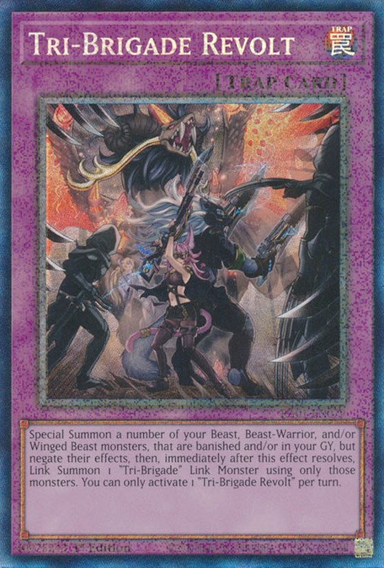 Tri-Brigade Revolt [RA01-EN079] Prismatic Collector's Rare 