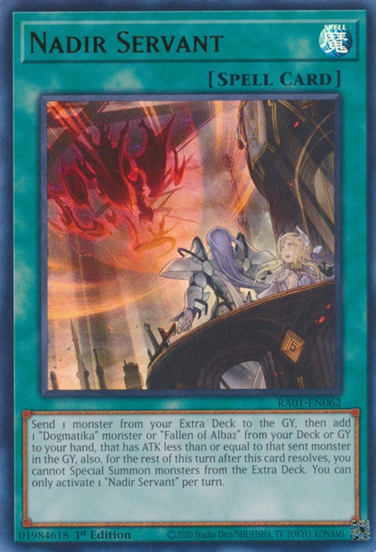 Nadir Servant [RA01-EN062] Ultra Rare 