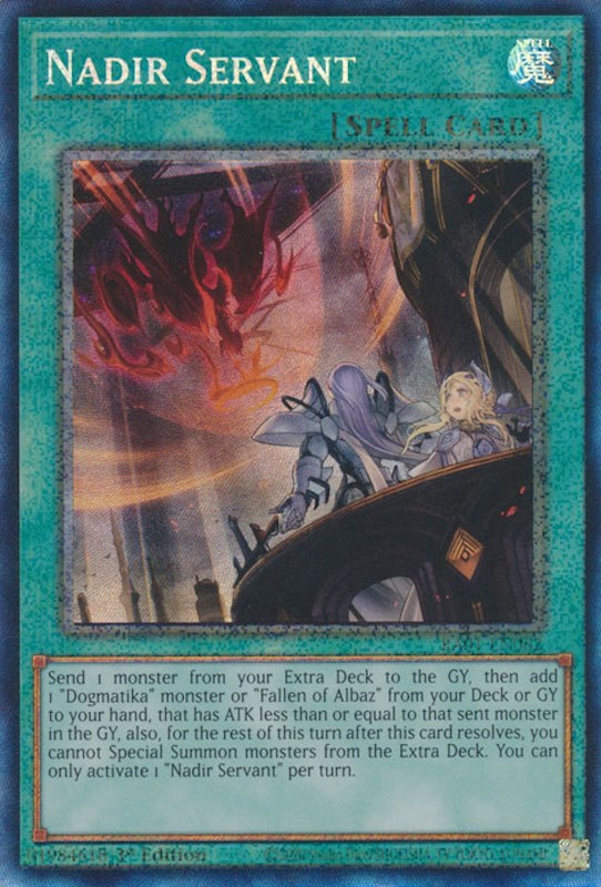 Nadir Servant [RA01-EN062] Prismatic Collector's Rare 