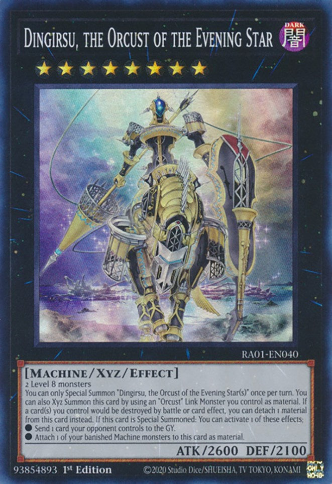 Dingirsu, the Orcust of the Evening Star [RA01-EN040] Super Rare 