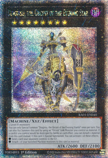 Dingirsu, the Orcust of the Evening Star [RA01-EN040] Quarter Century Secret Rare 