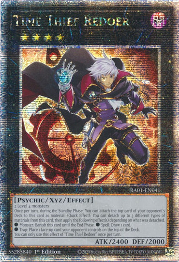 Time Thief Redoer [RA01-EN041] Quarter Century Secret Rare 