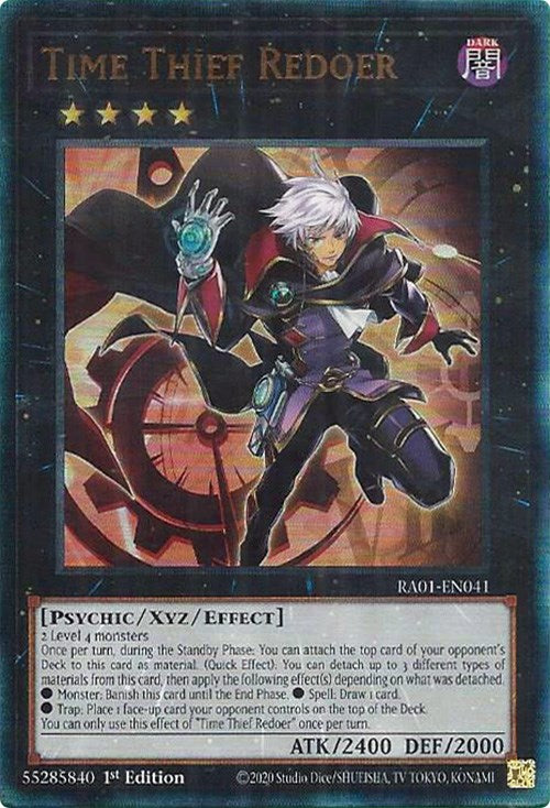 Time Thief Redoer [RA01-EN041] Prismatic Ultimate Rare 