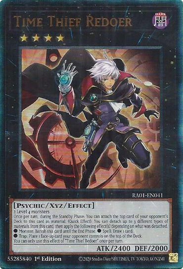 Time Thief Redoer [RA01-EN041] Prismatic Ultimate Rare 