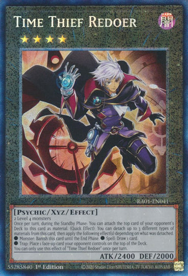 Time Thief Redoer [RA01-EN041] Prismatic Collector's Rare 