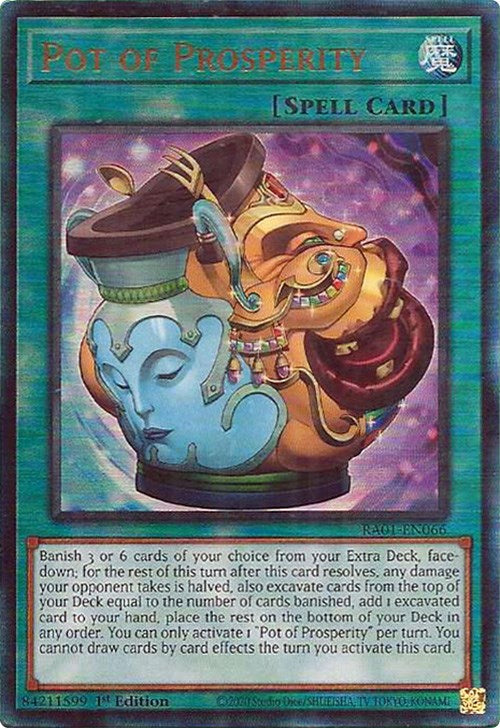 Pot of Prosperity [RA01-EN066] Prismatic Ultimate Rare 