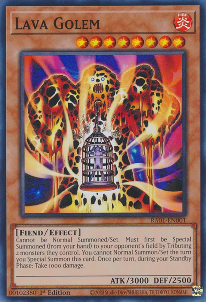 Lava Golem [RA01-EN001] Super Rare 