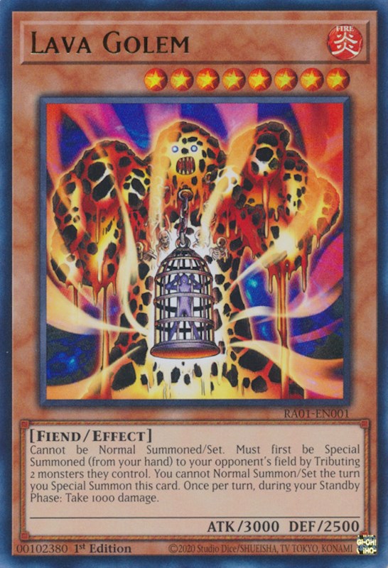 Lava Golem [RA01-EN001] Ultra Rare 