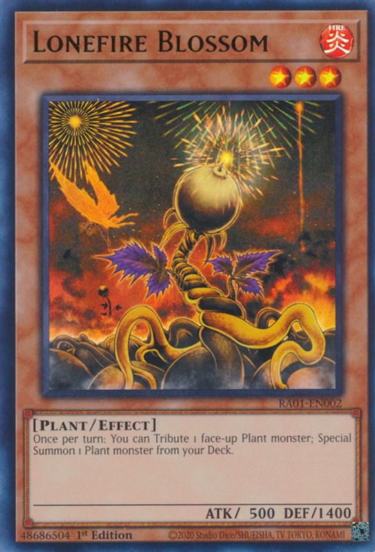 Lonefire Blossom [RA01-EN002] Ultra Rare 