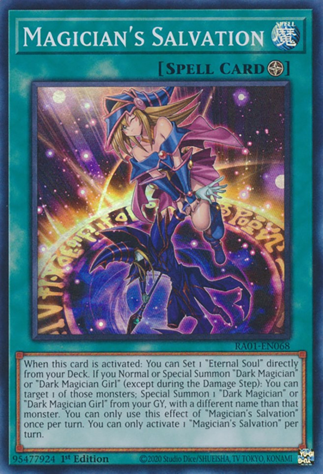 Magician's Salvation [RA01-EN068] Super Rare 