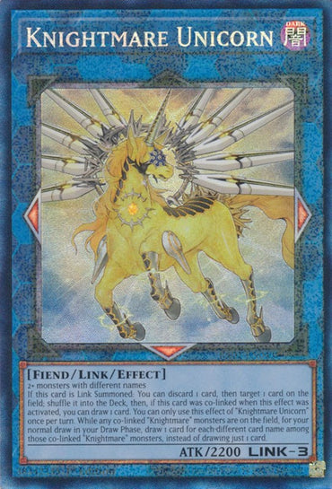 Knightmare Unicorn [RA01-EN043] Prismatic Collector's Rare 