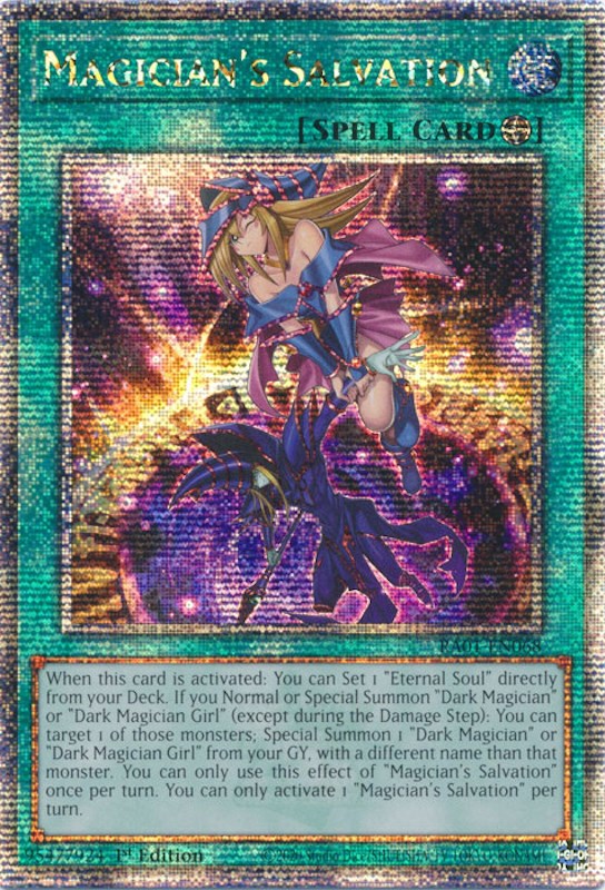 Magician's Salvation [RA01-EN068] Quarter Century Secret Rare 
