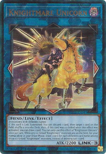 Knightmare Unicorn (Alternate Art) [RA01-EN043] Prismatic Ultimate Rare 