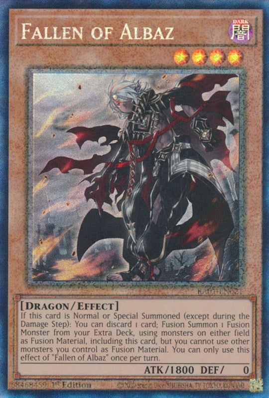 Fallen of Albaz [RA01-EN021] Prismatic Collector's Rare 