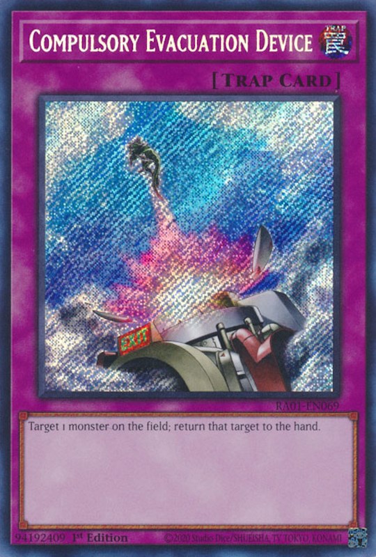 Compulsory Evacuation Device [RA01-EN069] Secret Rare 