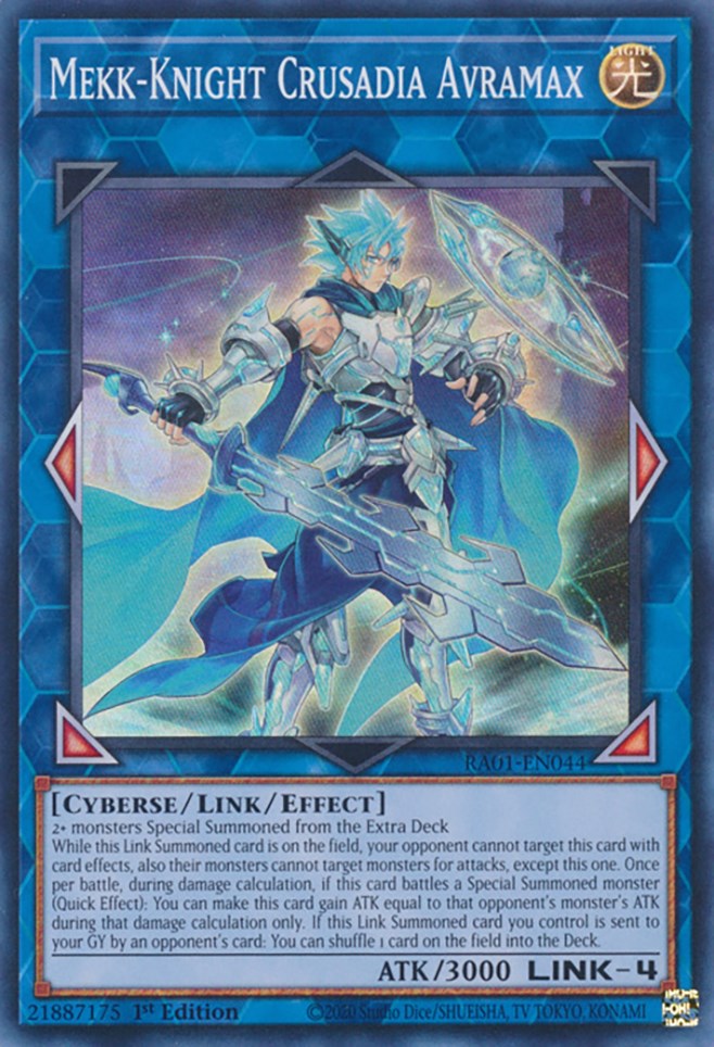 Mekk-Knight Crusady Avramax [RA01-EN044] Super Rare 