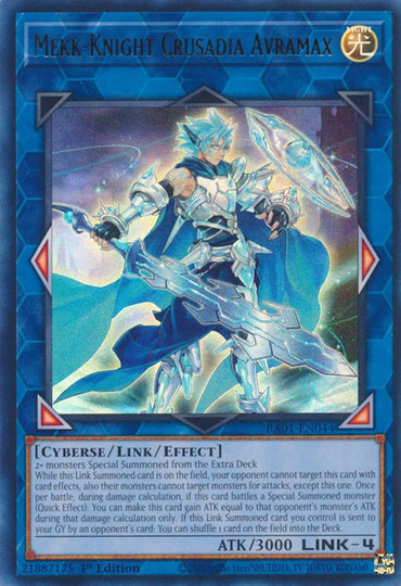 Mekk-Knight Crusady Avramax [RA01-EN044] Ultra Rare 