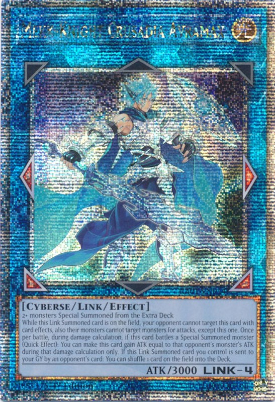 Mekk-Knight Crusady Avramax [RA01-EN044] Quarter Century Secret Rare 