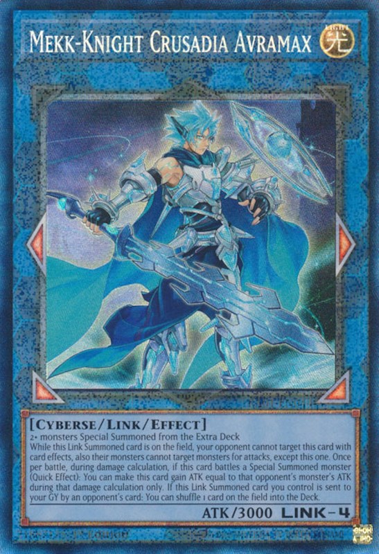 Mekk-Knight Crusady Avramax [RA01-EN044] Prismatic Collector's Rare 