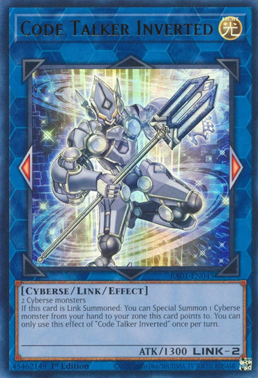 Code Talker Inverted [RA01-EN045] Ultra Rare 