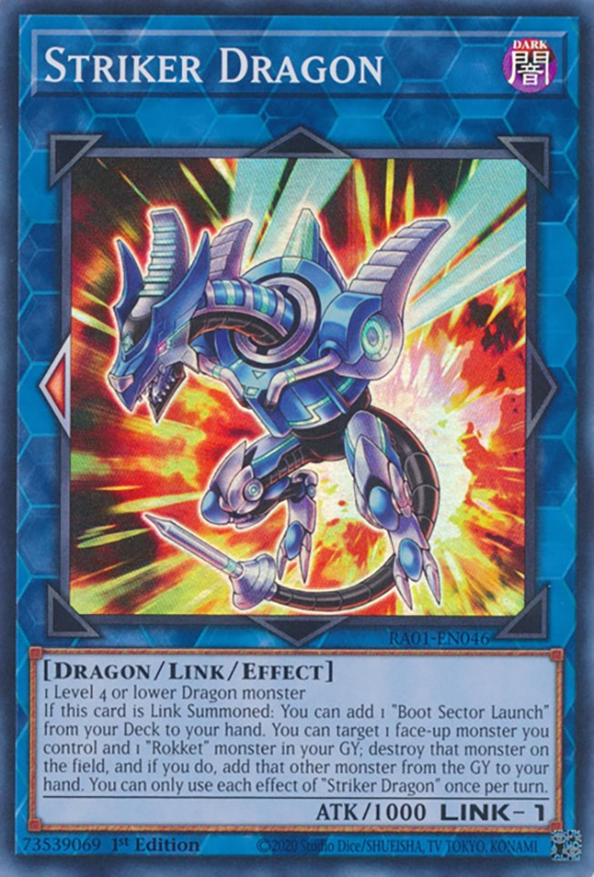 Striker Dragon [RA01-EN046] Super Rare 