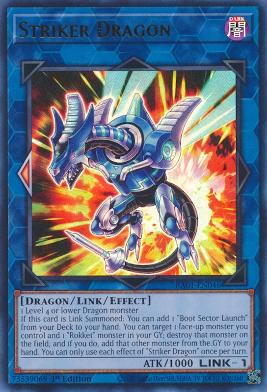 Striker Dragon [RA01-EN046] Ultra Rare 