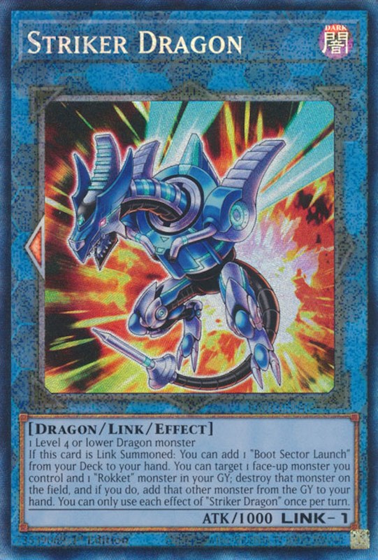 Striker Dragon [RA01-EN046] Prismatic Collector's Rare 