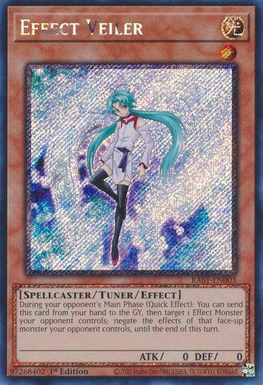 Effect Veiler [RA01-EN003] Platinum Secret Rare 
