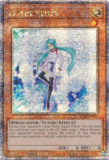 Effect Veiler [RA01-EN003] Quarter Century Secret Rare 