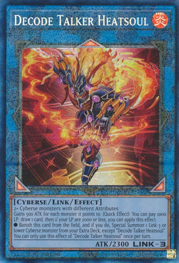 Decode Talker Heatsoul [RA01-EN048] Prismatic Collector's Rare 