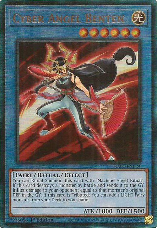 Cyber ​​Angel Benten [RA01-EN024] Prismatic Ultimate Rare 
