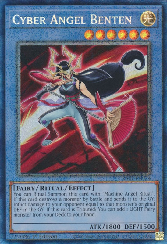 Cyber ​​Angel Benten [RA01-EN024] Prismatic Collector's Rare 