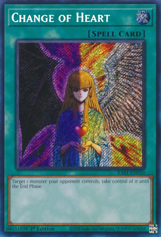 Change of Heart [RA01-EN050] Secret Rare 