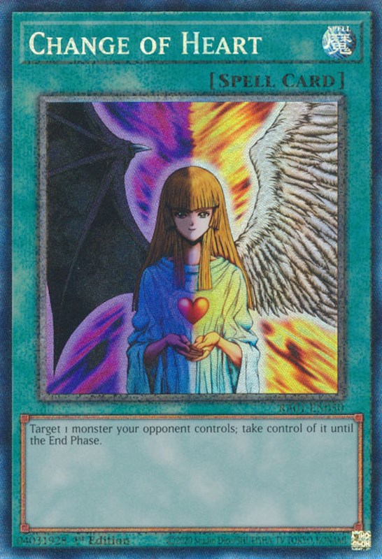 Change of Heart [RA01-EN050] Prismatic Collector's Rare 